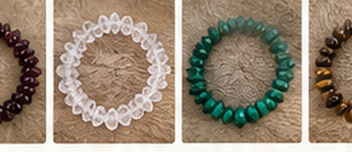 Crystal bracelet collection